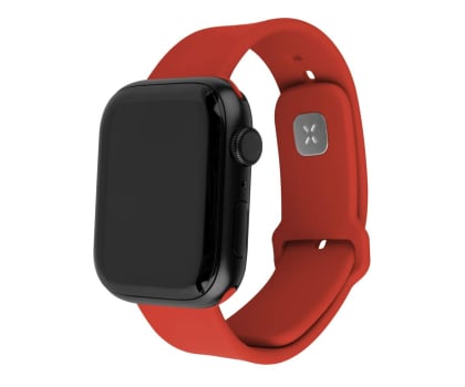 Pasek do smartwatchy FIXED Silicone Strap Set do Apple Watch 40/41/42 mm red
